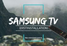 Samsung TV 2020 Erstinstallation