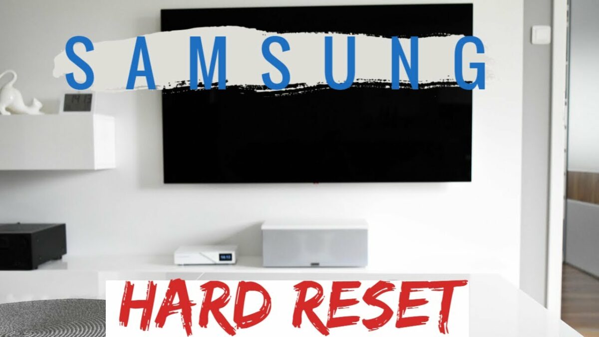 Samsung TV Hard Reset
