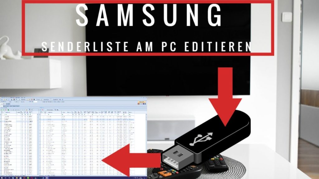 Samsung TV Senderliste am PC Editieren