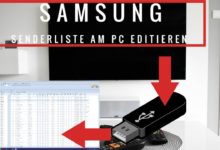 Samsung TV Senderliste am PC Editieren