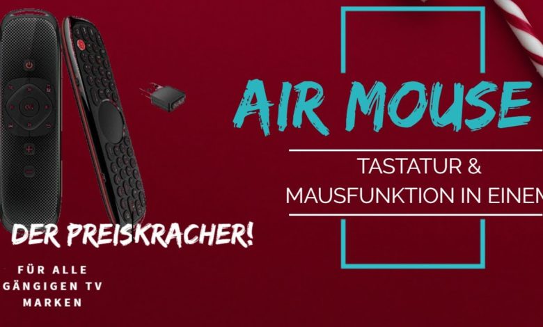 Air Mouse Fernbedienung Tastatur amp Touchpad fuer TV Air Mouse Fernbedienung Tastatur amp Touchpad fuer TV