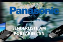 Panasonic Senderliste am PC bearbeiten