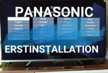 Panasonic TV 2020 Erstinstallation