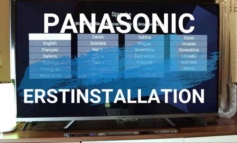 Panasonic TV 2020 Erstinstallation Panasonic TV 2020 Erstinstallation