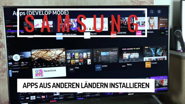 Samsung Smart Tv Series 6 Apps Installieren