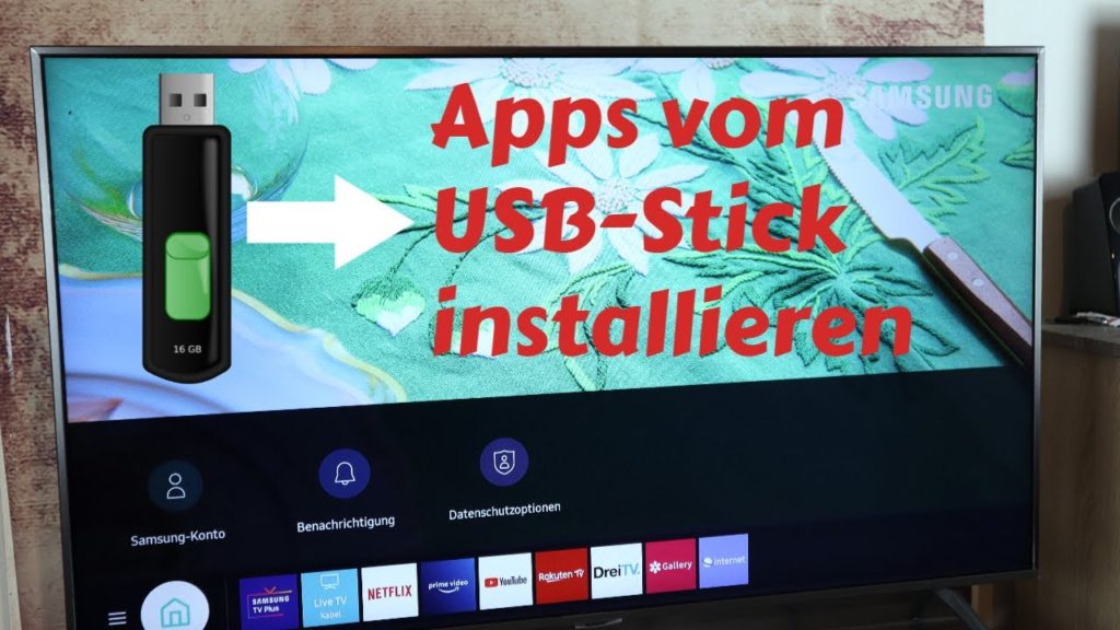 Samsung TV Apps vom USB Stick installieren