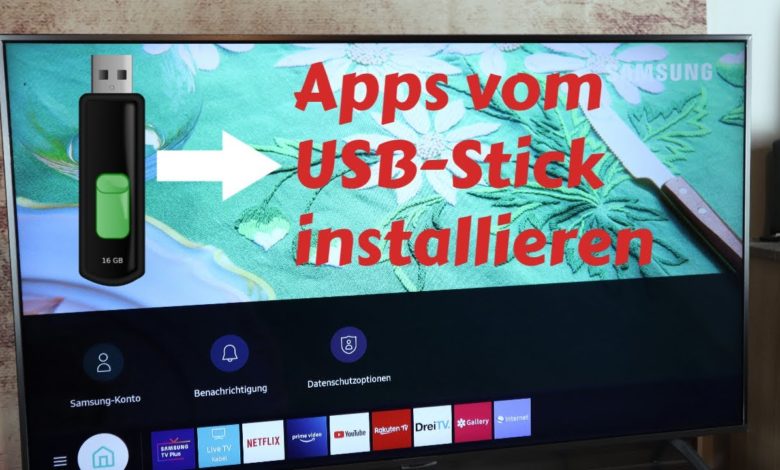 Samsung TV Apps vom USB Stick installieren Samsung TV Apps vom USB Stick installieren