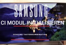 Samsung TV CI Modul Initialisieren
