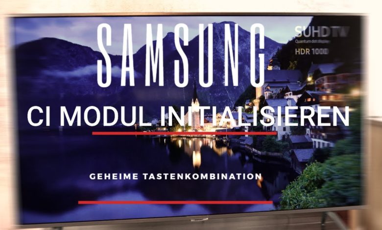 Samsung TV CI Modul Initialisieren Samsung TV CI Modul Initialisieren