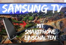 Samsung TV mit Smartphone einschalten