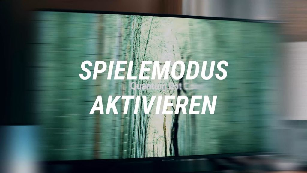 Spielemodus aktivieren Samsung TV