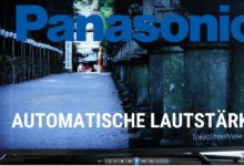 Automatische Lautstaerke anpassen Panasonic