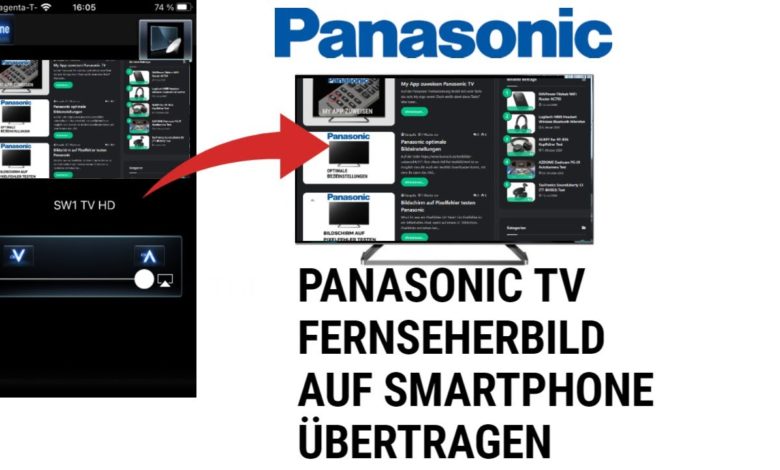 Fernseherbild auf Smartphone uebertragen Panasonic Fernseherbild auf Smartphone uebertragen Panasonic