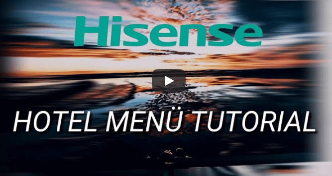 Hotel Menue Hisense TV 2020 Hotel Menue Hisense TV 2020