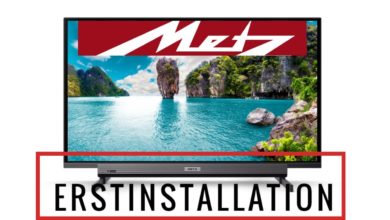 Metz TV 2020 Erstinstallation