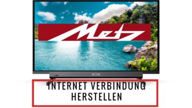Metz TV 2020 Internetverbindung herstellen