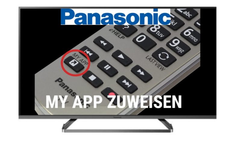 My App zuweisen Panasonic TV