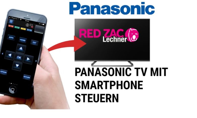 Panasonic Fernseher mit Smartphone steuern