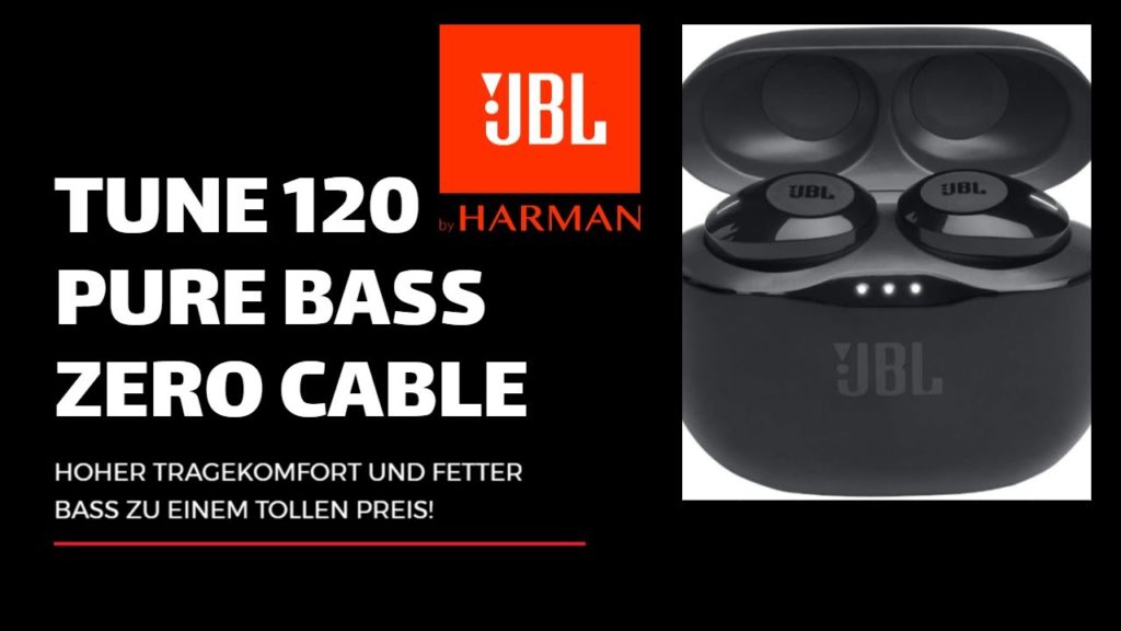 JBL Tune 120 PURE BASS ZERO CABLE