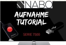 Nabo Serie 7500 Aufnahme Tutorial