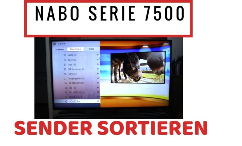 Nabo Serie 7500 Sender sortieren Nabo Serie 7500 Sender sortieren