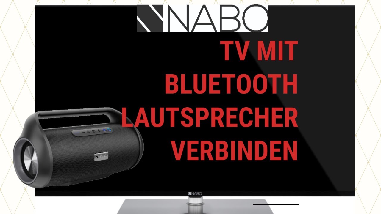 Nabo Serie 7500 mit Bluetooth Lautsprecher verbinden