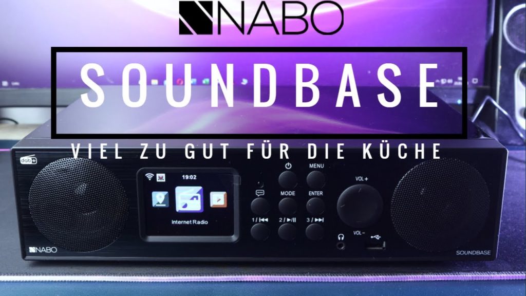 Nabo Soundbase Viel zu gut fuer die Kueche