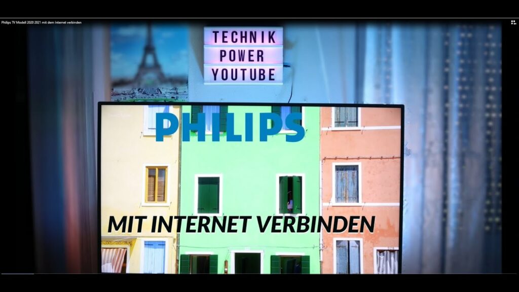 Philips TV Modell 20202021 mit dem Internet verbinden
