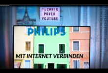 Philips TV Modell 20202021 mit dem Internet verbinden