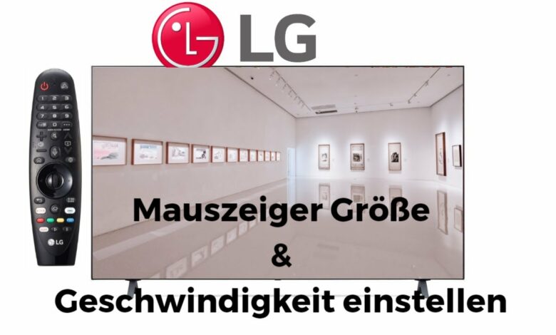 LG Mauszeiger Groesse amp Geschwindigkeit einstellen LG Mauszeiger Groesse amp Geschwindigkeit einstellen