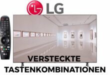 LG TV Tastenkombinationen verstecktes Menue