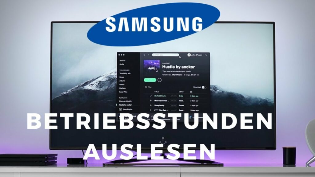 Samsung TV Betriebsstunden auslesen