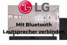 LG TV 2021 mit Bluetooth Lautsprecher verbinden
