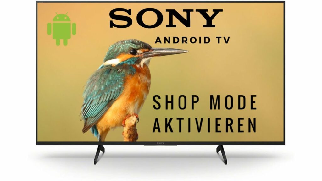 Shop Mode aktivieren Sony Android TV 2021