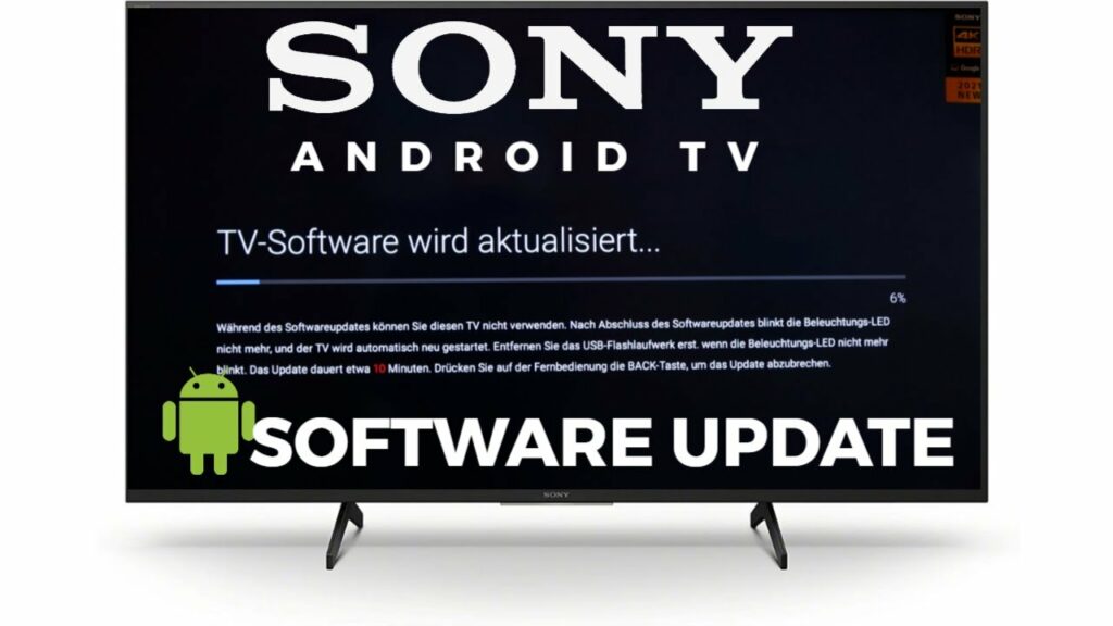 Software Update Sony Android TV 2021