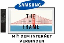 Samsung The Frame mit dem Internet verbinden