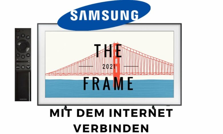 Samsung The Frame mit dem Internet verbinden Samsung The Frame mit dem Internet verbinden