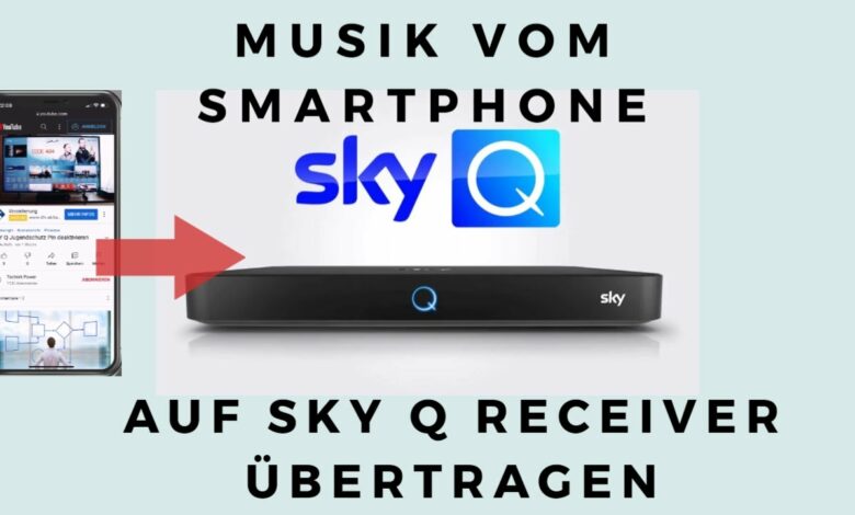 Musik vom Smartphone auf SKY Q Receiver uebertragen