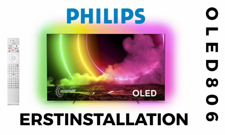 Philips OLED 806 Erstinstallation Philips OLED 806 Erstinstallation