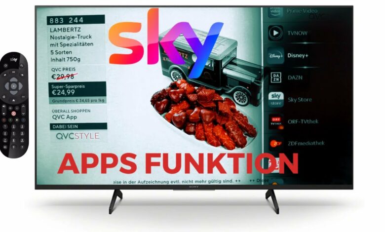 Sky Q Receiver Apps Funktion Sky Q Receiver Apps Funktion