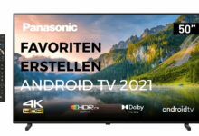 Favoriten erstellen Panasonic Android TV 2021