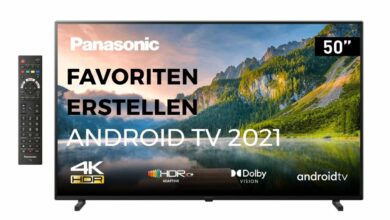 Favoriten erstellen Panasonic Android TV 2021