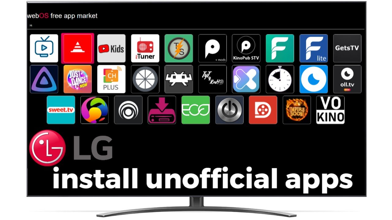 LG TV Apps inoffizielle Apps installieren