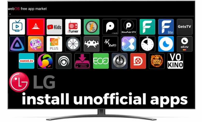 LG TV Apps inoffizielle Apps installieren