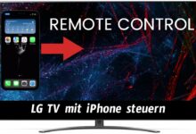 LG TV mit iPhone steuern