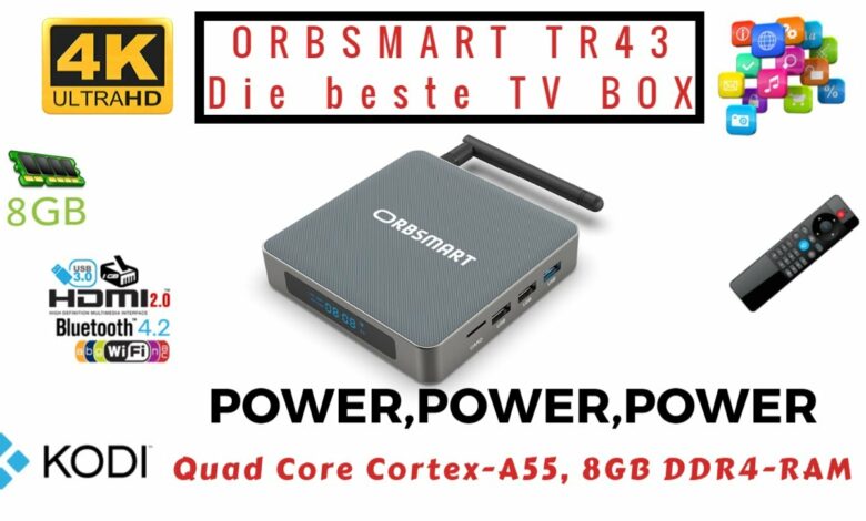 ORBSMART TR43 TV Box Power ohne Ende ORBSMART TR43 TV Box Power ohne Ende