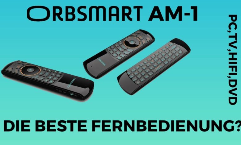 Orbsmart AM 1 Die beste Fernbedienung TV Hifi PC DVD Orbsmart AM 1 Die beste Fernbedienung TV Hifi PC DVD