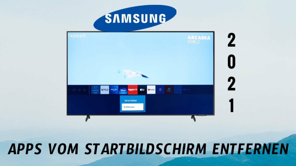 Samsung QLED TV Apps vom Startbildschirm entfernen