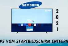 Samsung QLED TV Apps vom Startbildschirm entfernen