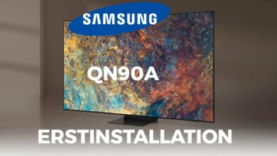 Samsung QN90A Erstinstallation